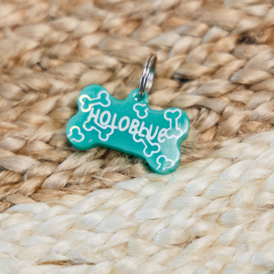 Joya identificativa hecha a mano "HoloBlue"