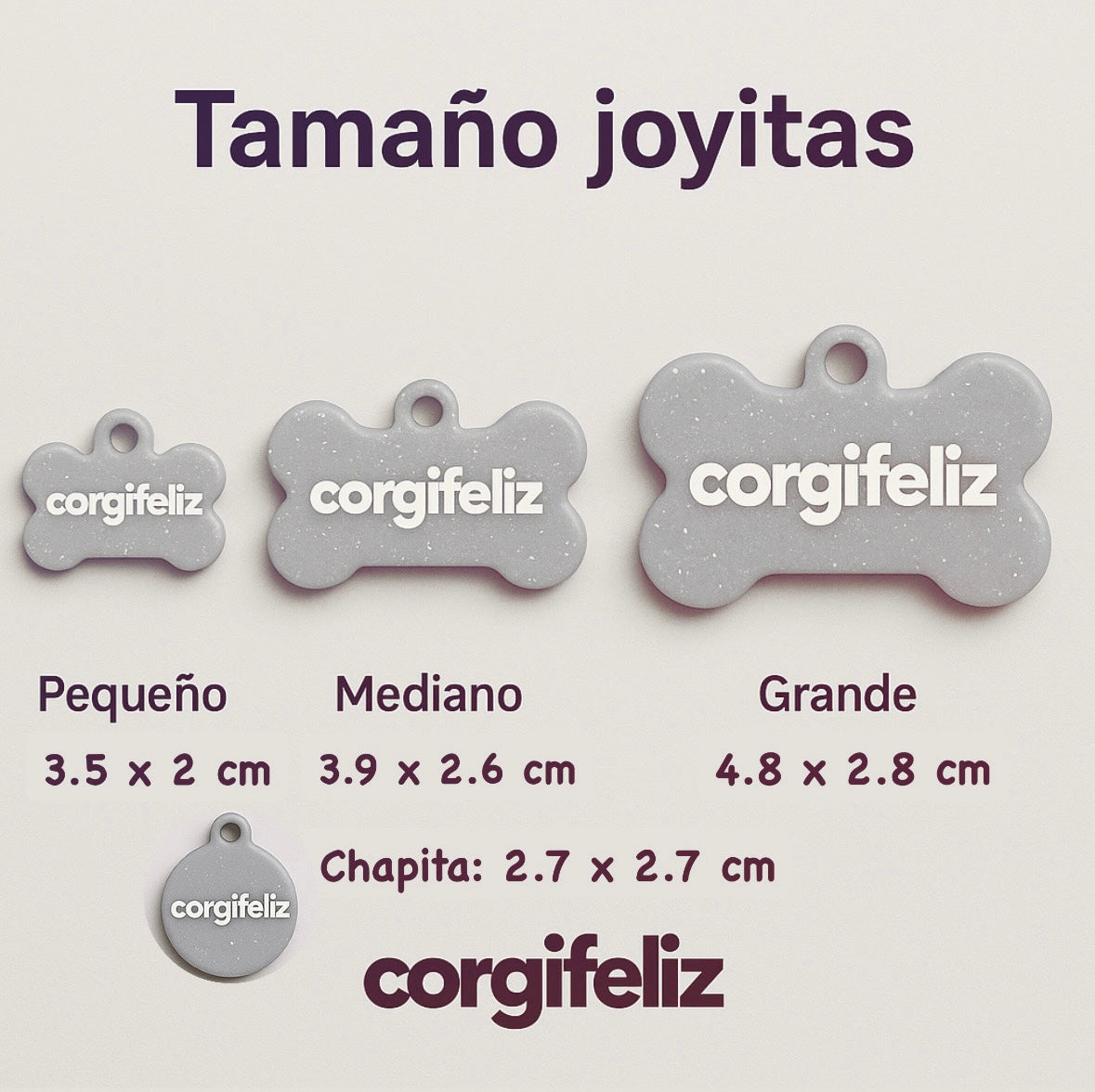Joya identificativa hecha a mano "AmorAmor"