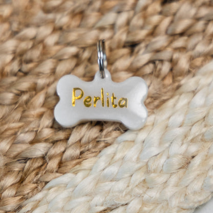 Joya identificativa hecha a mano "Perlita"