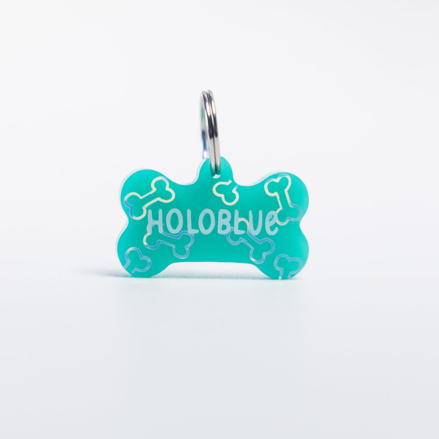 Joya identificativa hecha a mano "HoloBlue"