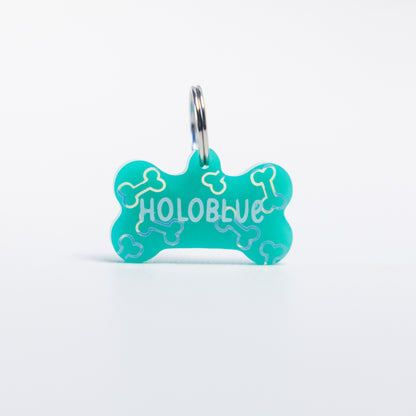Joya identificativa hecha a mano "HoloBlue"